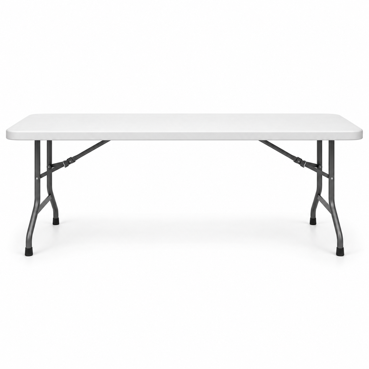 Table pliante 180 cm — vue de face, illustration générée d’un modèle d’exemple