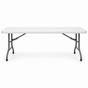 Table pliante 180 cm — vue de face, illustration générée d’un modèle d’exemple